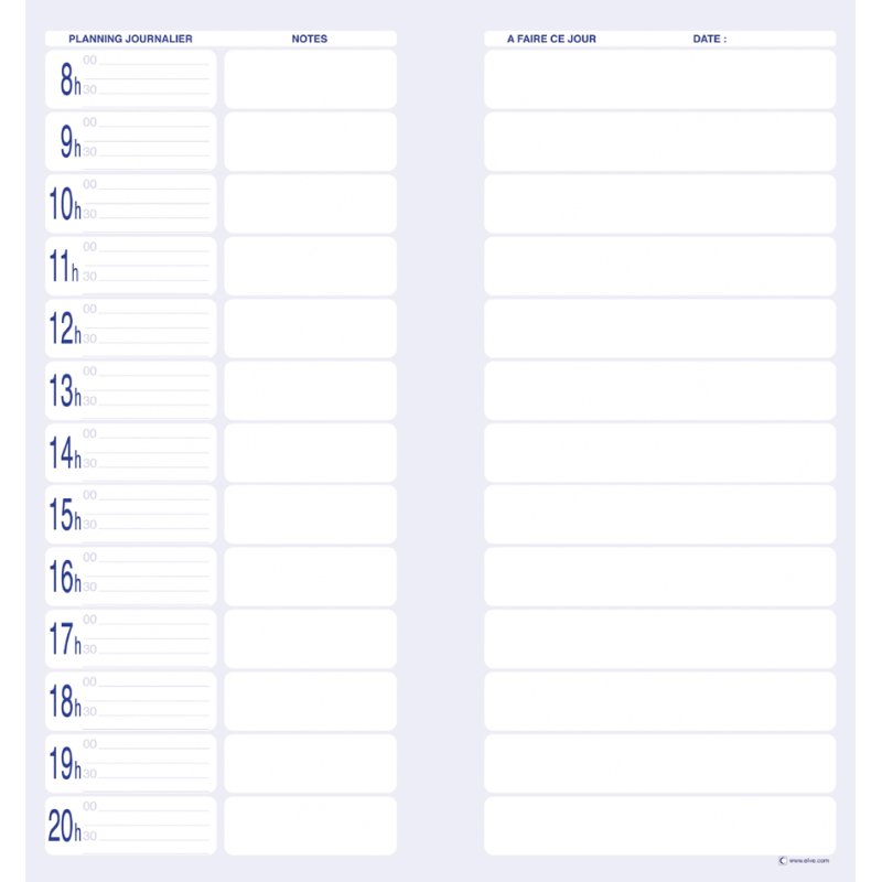 ELVE spiraalgebonden agenda '120 programma's - Dag per dag'